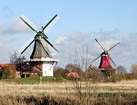 Zwillingsmühlen in Greetsiel