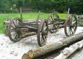 Langholzwagen breite Felgen zweispännig