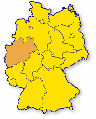 Lokalisierung des Landes Nordrhein-Westfalen