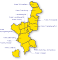 Karte des Landes Neumark (um 1742)