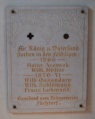 *Kriegergedenktafel