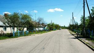 Straße nach Neuhof-Lasdehnen