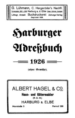 Adressbuch Harburg 1926 Titel.djvu