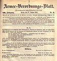 Stiftung Kaiserabzeichen, AVB vom 27. Jan. 1895.