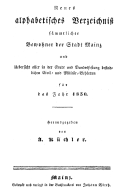 Adressbuch Mainz 1830 Titel.djvu