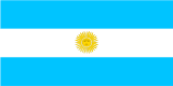 Flagge von Argentinien