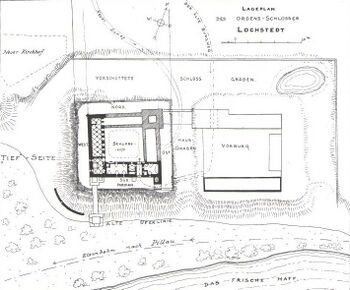 Burg Lochstaedt Lage-Plan [9]