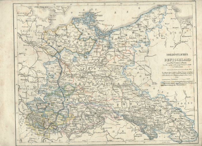 NORDÖSTLICHES DEUTSCHLAND ausser Prov. Preussen u. Posen.