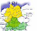 Karte des Dialektes Oberdeutsch]] (Deutschland, allg.)