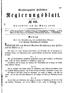 Grossherzoglich Hessisches Regierungsblatt 1853.djvu