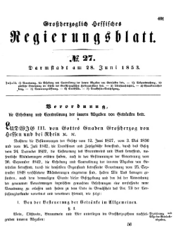 Grossherzoglich Hessisches Regierungsblatt 1853.djvu