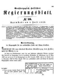 Grossherzoglich Hessisches Regierungsblatt 1853.djvu