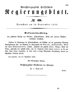 Grossherzoglich Hessisches Regierungsblatt 1853.djvu