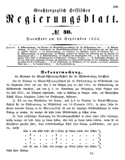 Grossherzoglich Hessisches Regierungsblatt 1853.djvu