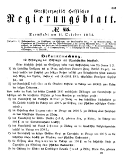 Grossherzoglich Hessisches Regierungsblatt 1853.djvu