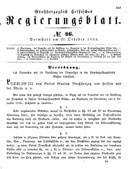 Grossherzoglich Hessisches Regierungsblatt 1853.djvu