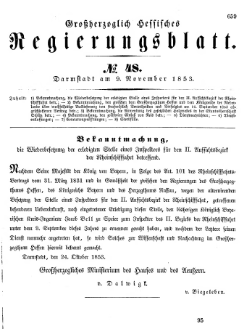 Grossherzoglich Hessisches Regierungsblatt 1853.djvu