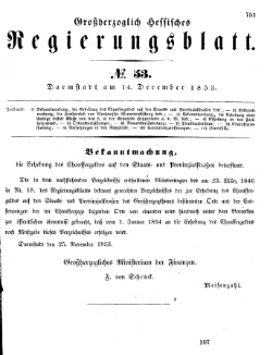 Grossherzoglich Hessisches Regierungsblatt 1853.djvu