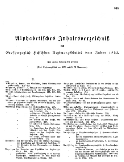 Grossherzoglich Hessisches Regierungsblatt 1853.djvu