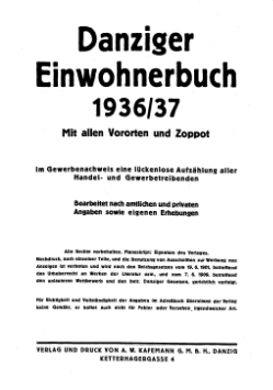 Adressbuch Danzig 1936 Titel.djvu