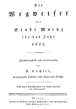 Adressbuch Mainz 1825 Titel.djvu