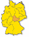 Lokalisierung des Landes Thüringen