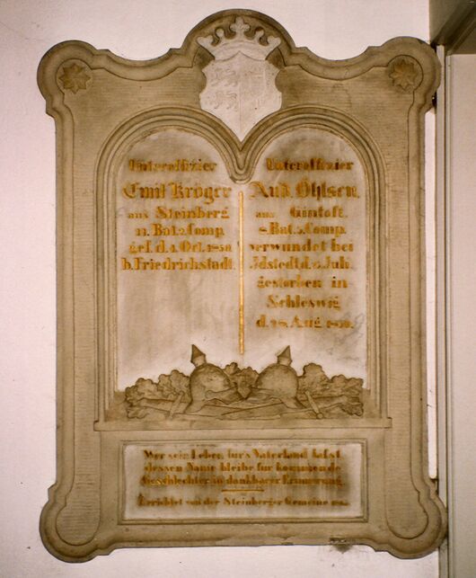 Steinbergkirche (0SH) - Kriegergedenktafel 1850.jpg