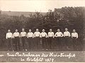 Kreisturnfest Bielefeld 1907, 2.von links Fritz Linde