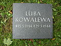 Luba Kowalewa *15.5.1914 +29.3.1944