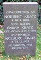 zum Gedenken an Norbert Kratz seine Gattin Emma Kratz geb. Moses und Tochter Ingeburg Kratz Sie wurden 1942 deportiert