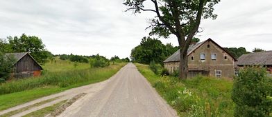 Ortszufahrt nach Absteinen, Memelland