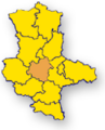 Lokalisierung des Landkreises Salzlandkreis (Sachsen-Anhalt, ab 01.07.2007)