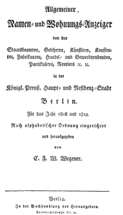 Adressbuch Berlin 1818 Titel.djvu