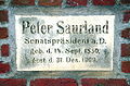 Gedenkstein Peter Saurland