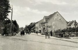 Eine Straße in Pogegen