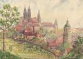 Albrechtsburg gemalt von W. Madra