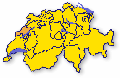 Lokalisierung des Kanton Neuenburg